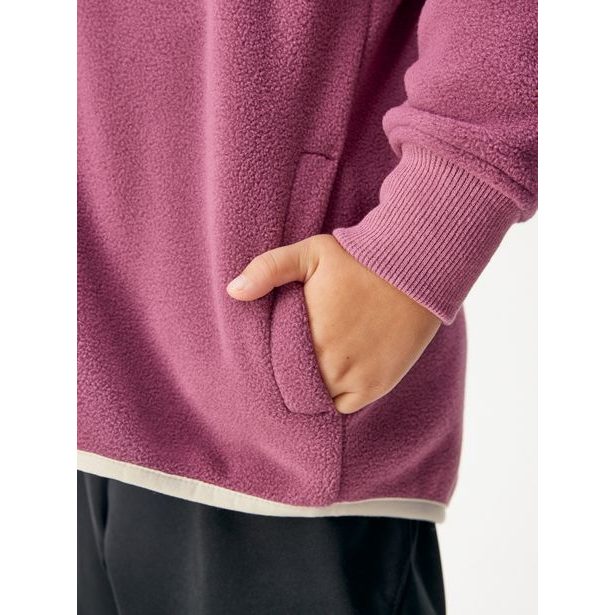 Dětská fleecová mikina Comfort, Švestková
