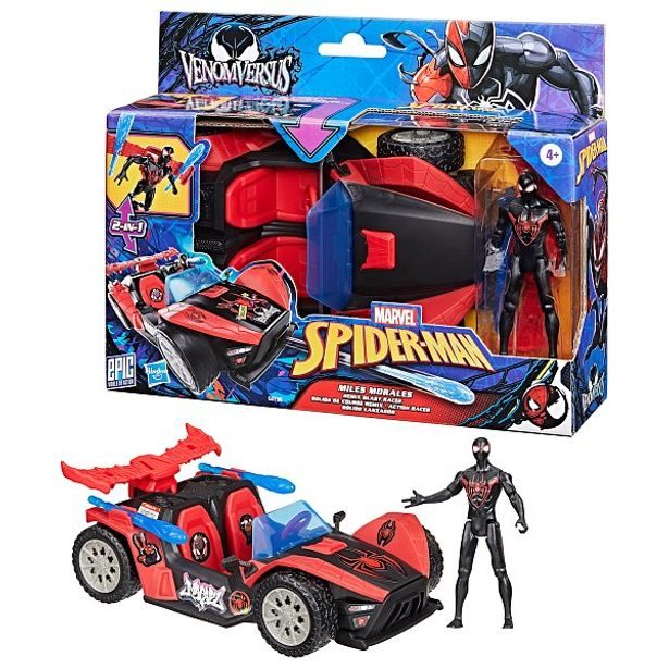 HASBRO - Spiderman HASBRO - Spider-Man Venomversus Miles figurka s vozidlem