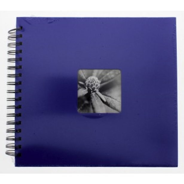 Hama album klasické spirálové FINE ART 28x24 cm, 50 stran, modré