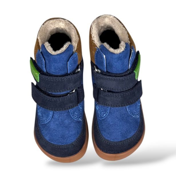 Chlapecké celokožené barefoot boty Richter s membránou