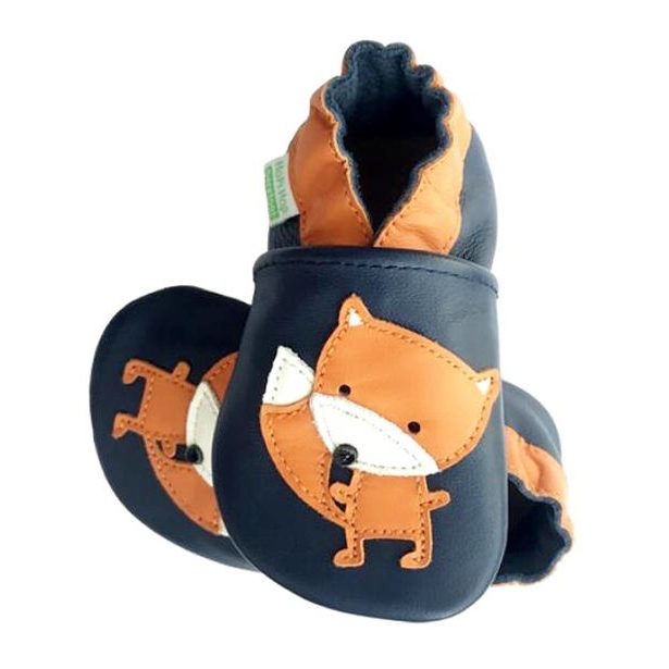 Hopi Hop Barefoot kožené capáčky - liška