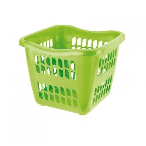 koš 25,7l na čisté pr. 39x39x30cm BRIO, zelený, CURVER, plast