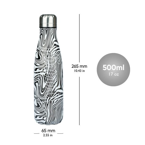 BAAGL Termoláhev s kovovým víčkem Mixture, 500 ml