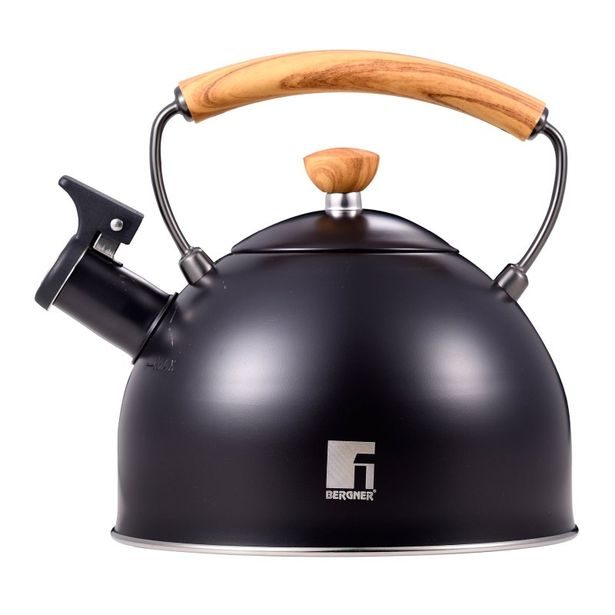 BERGNER Konvice pískací CHARCOAL 2,3 litru fialovočerná BG-37312-GY