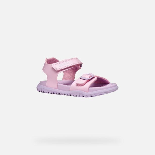 Růžové dívčí sandály Geox Sandal Fusbetto