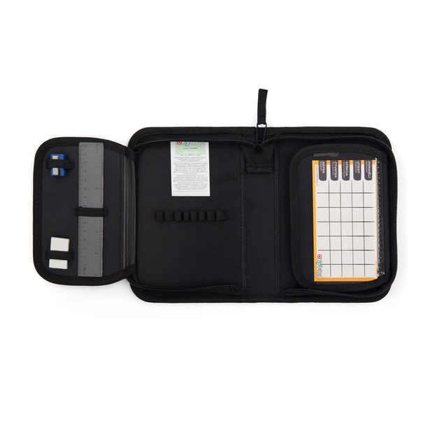 Penál 1 p. 2 chlopně, prázdný UNICOLOR blue