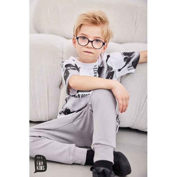 Chlapecké teplákové Baggy šedé