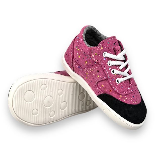 Dětská kožená obuv Jonap - Růžová bublina