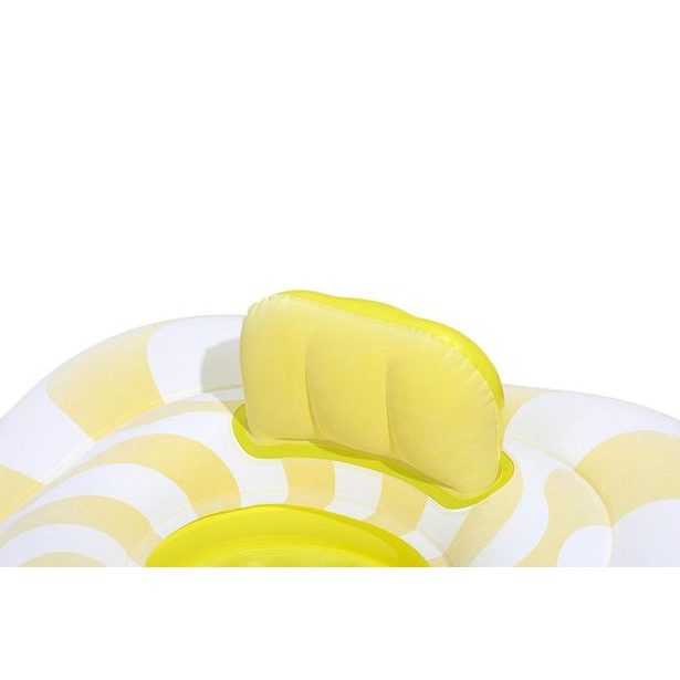 Bestway Nafukovací baby sedací kruh s opěrkou, 79x79 cm