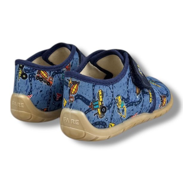 Dětská domácí obuv Fare bare - Auta