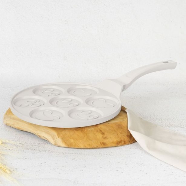 BERLINGERHAUS Lívanečník s titanovým povrchem Smajlíci 26 cm Sahara Collection BH-7792