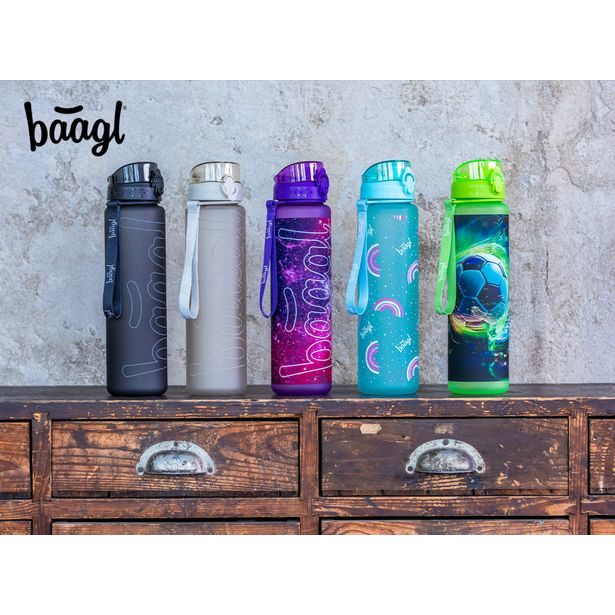 BAAGL Tritanová láhev na pití Duha, 1000 ml