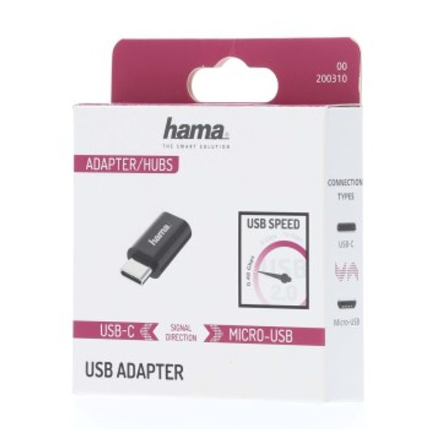 Hama redukce micro USB na USB-C, kompaktní