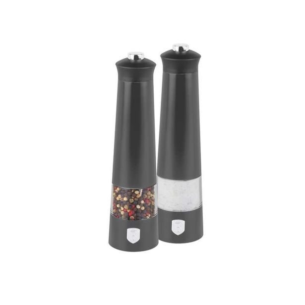 BERLINGERHAUS Mlýnek na pepř a sůl elektrický sada 2 ks Antracit Collection BH-9556