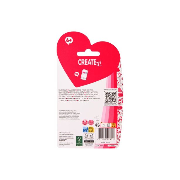 KŘÍDY NA VLASY - blistr 2 ks