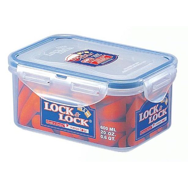 LOCKNLOCK DÓZA NA POTRAVINY LOCK 15,5X11X7CM 600ML, PLAST_hamashop