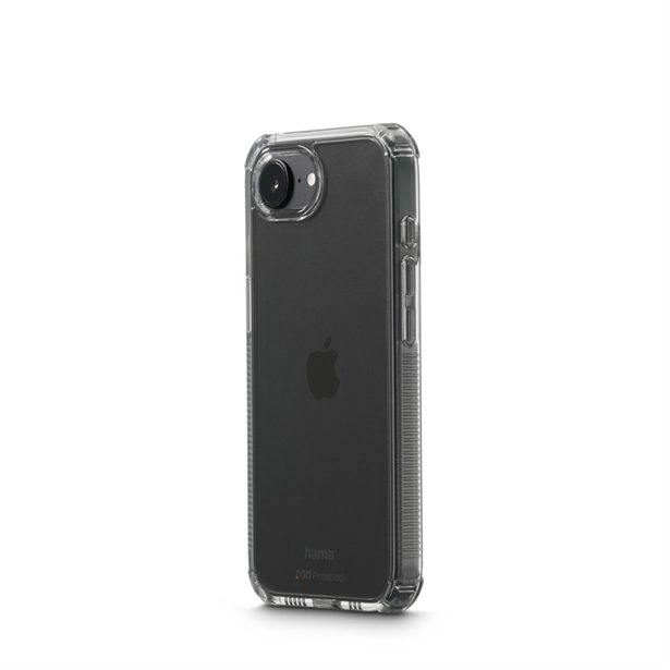 Hama Extreme Protect, kryt pro Apple iPhone 16e, materiál D3O, nežloutne, průhledný