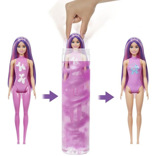 BRB COLOR REVEAL BARBIE BALÓNKOVÁ ZVÍŘÁTKA ASST