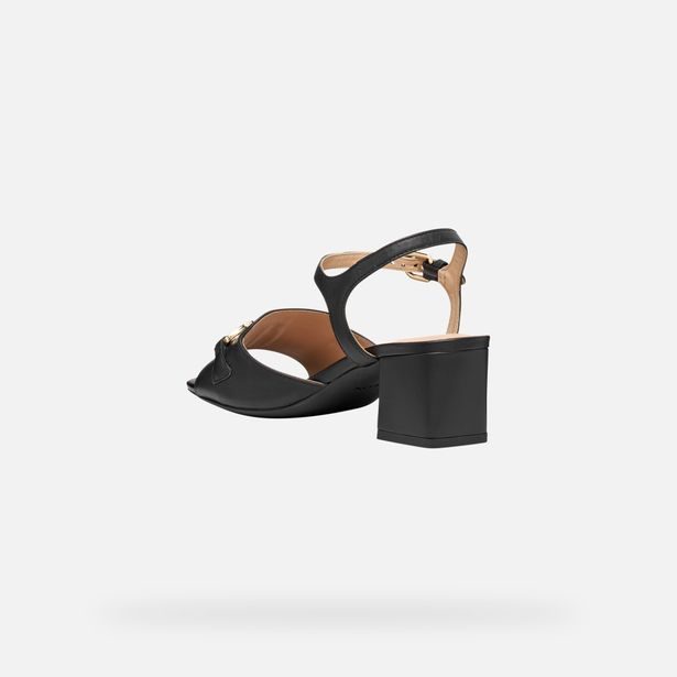 Černé dámské sandály Geox New Eraklia 50