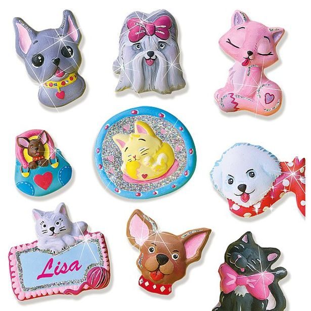 Odlévání a malování sada kočky a psi