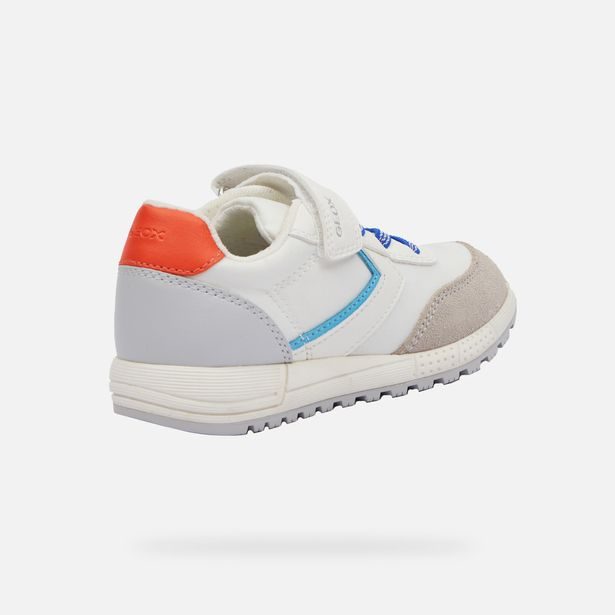 Bílé chlapecké tenisky Geox Alben