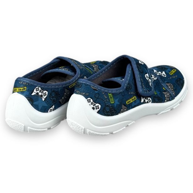 Dětská domácí obuv Befado - modré, GAME