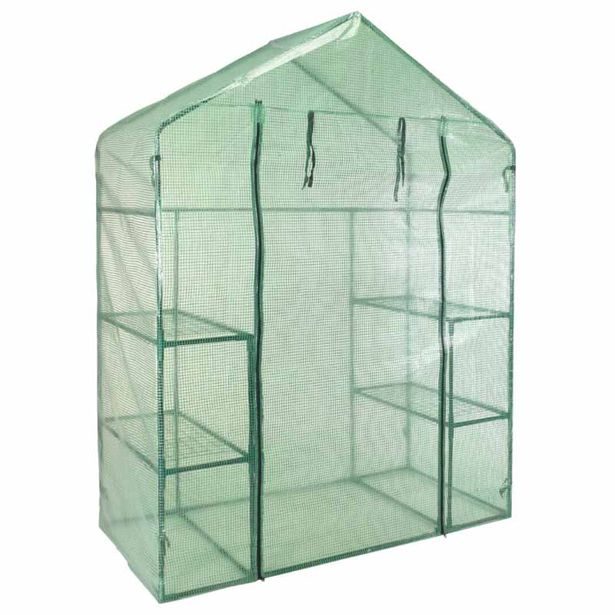 PROGARDEN Foliovník zahradní se vstupem a 4 policemi 143 x 73 x 195 cm KO-CE7000130
