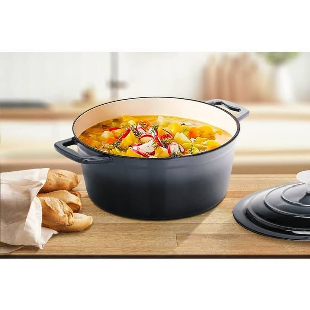 CS SOLINGEN Sada nádobí litinová Xanten 7 ks černá CS-067465