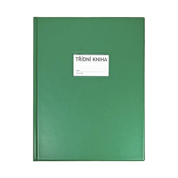 Desky na třídní knihu A4 okénko - zelená 1-132Z