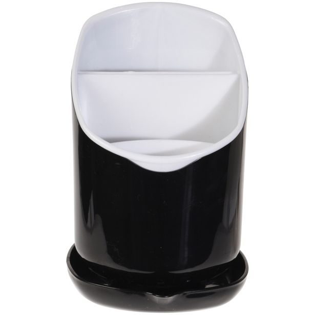 EXCELLENT HOUSEWARE Odkapávač na příbory 12 x 11 cm černý KO-010000430cern