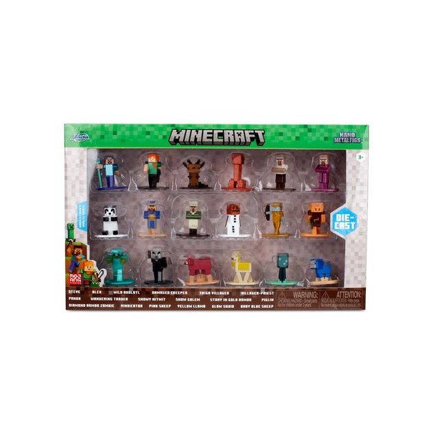 Minecraft Kovové sběratelské nanofigurky 18 ks, Wave 13