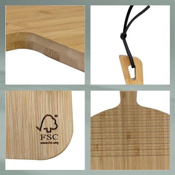 KELA Servírovací prkénko Cosma bambus světle hnědá 42.02.0cm 32.0cm KL-12435