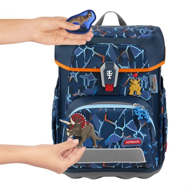 Školní aktovka CLOUD schleich, Eldrador Creatures, Lava Dragon - 5 dílný set, AGR certifikát