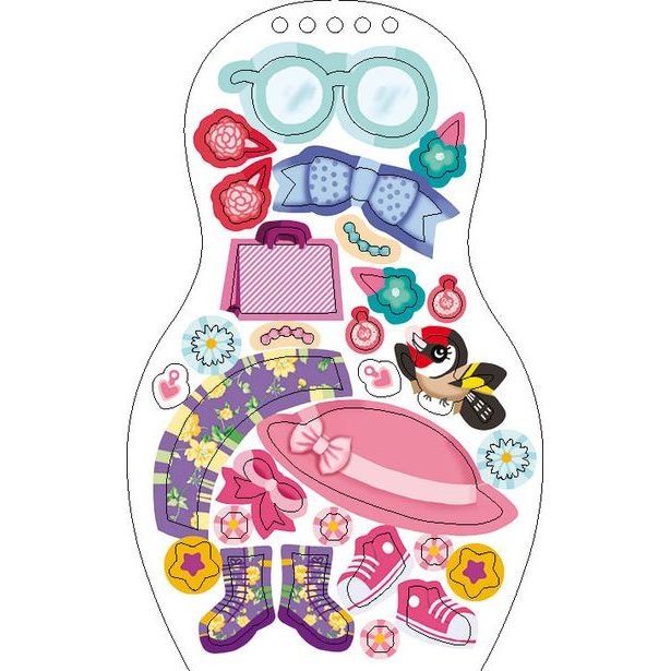 Obliekame moravské bábiky NATÁLKA – Maľovanky Baagl