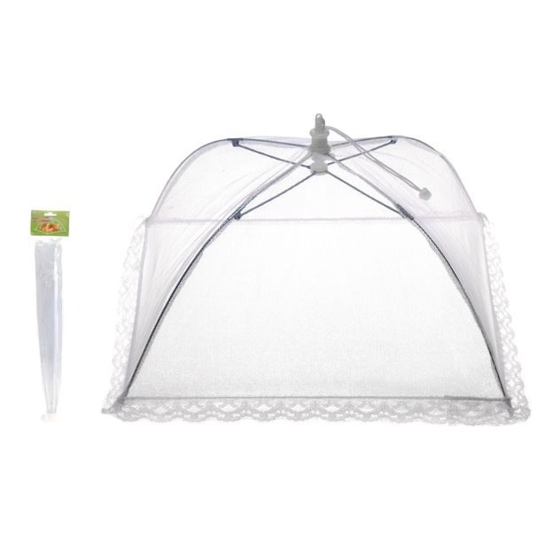 kryt 30x30cm DEŠTNÍK bílý, textil