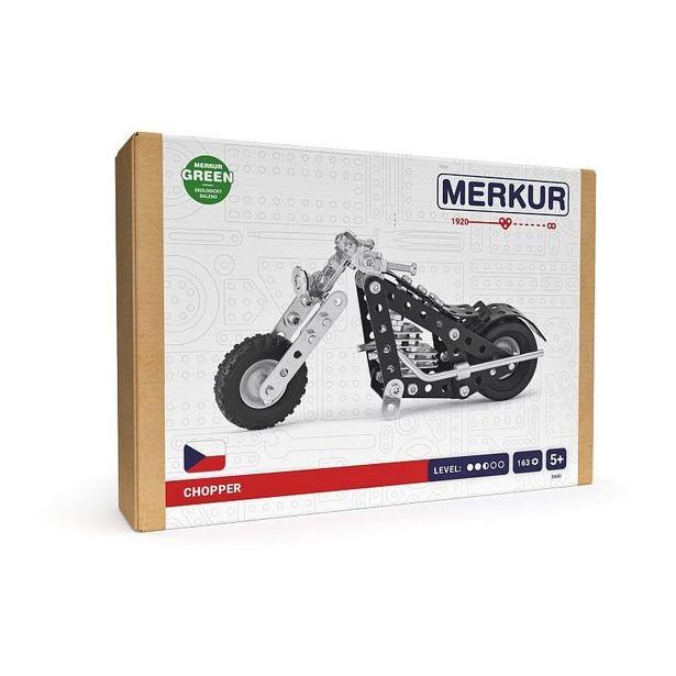 MERKUR - Stavebnice Merkur - Chopper, 160 dílků