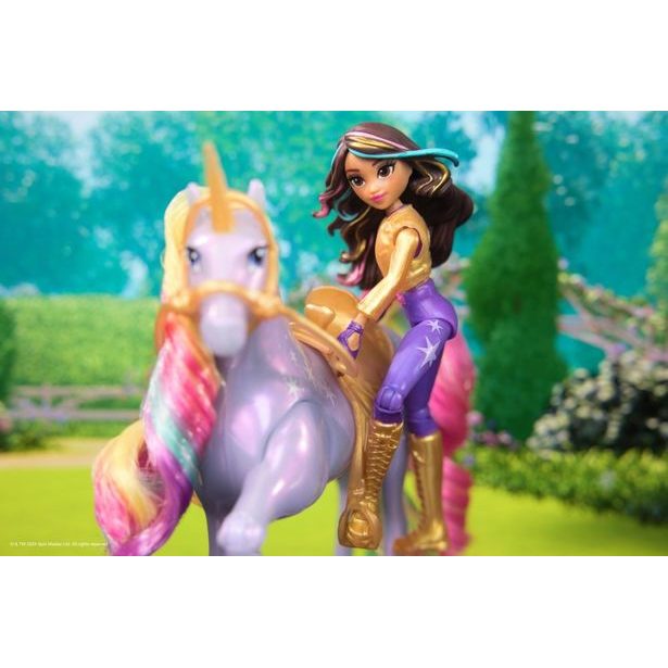 UNICORN ACADEMY SVĚTELNÝ JEDNOROŽEC A FIGURKA 11 CM SOPHIA & WILDSTAR