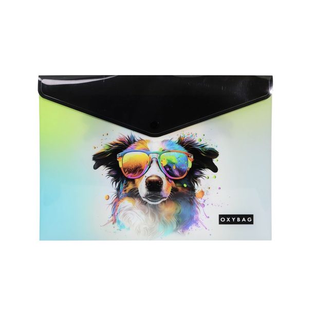 Psaníčko s drukem A4 s tiskem crazy animals pes