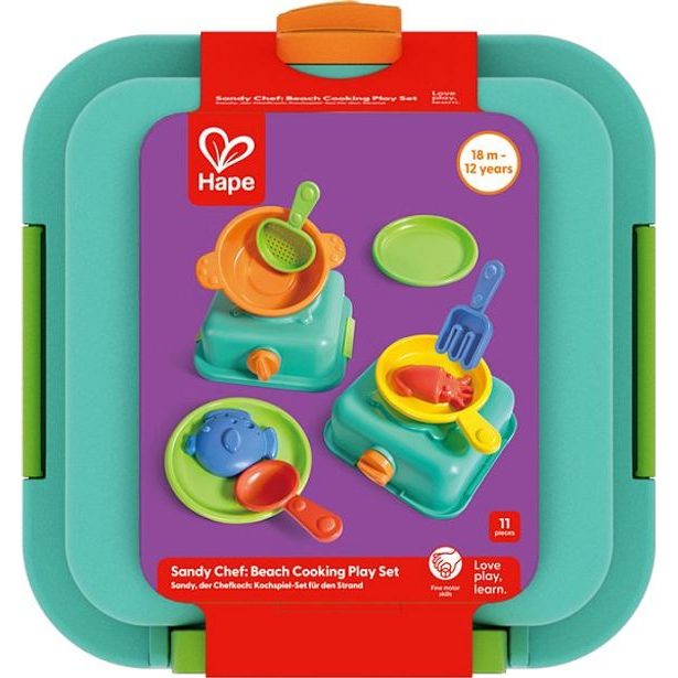 Hape Hračky na písek - Sada bábovek Set Šéfkuchaře