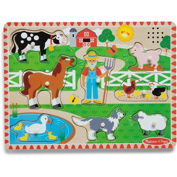 MELISSA & DOUG PUZZLE SE ZVUKOVÝMI EFEKTY