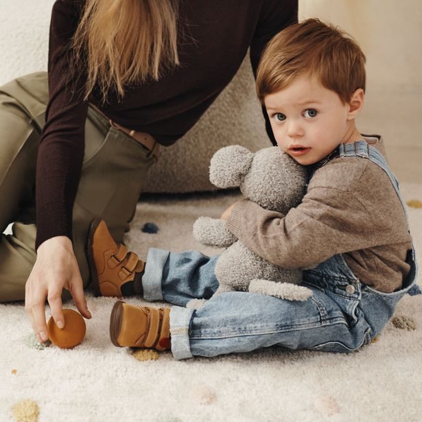 Chlapci první kroky Geox Macchia Béžové