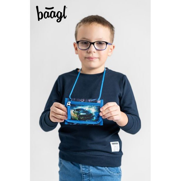 BAAGL Peněženka na krk Závodní auto