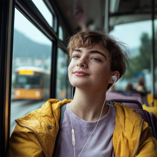 Hama USB-C sluchátka s mikrofonem Curly, špunty, bílá