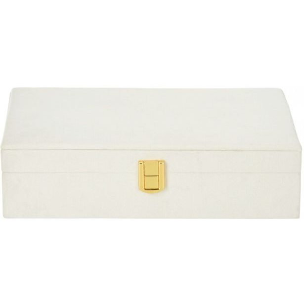 HOMESTYLING Šperkovnice 28x19 cm bílá KO-HZ1810090