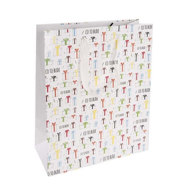 Dárková taška Co to bude 26x12x32 cm