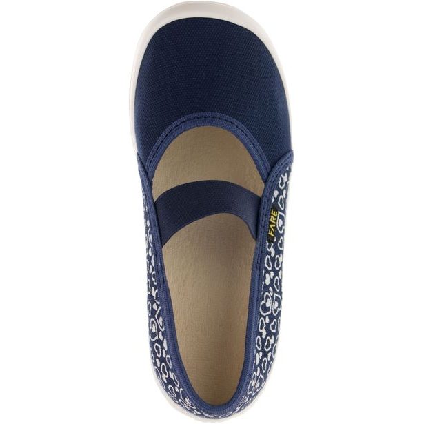 Dívčí domácí baleríny Fare - Srdíčka modrá