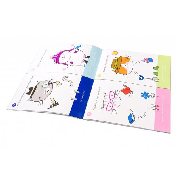 Šaty pro KOČKU MÍNU – Kniha samolepek Baagl