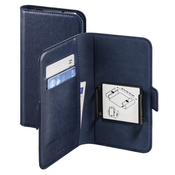 Hama Smart Move Booklet Case, size L (4.0 - 4.5"), blue