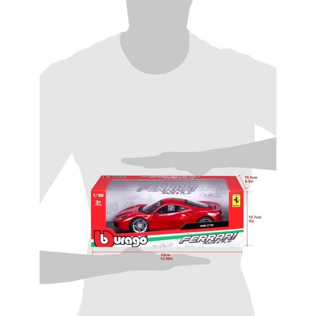 1:18 FERRARI 488 GTB RED