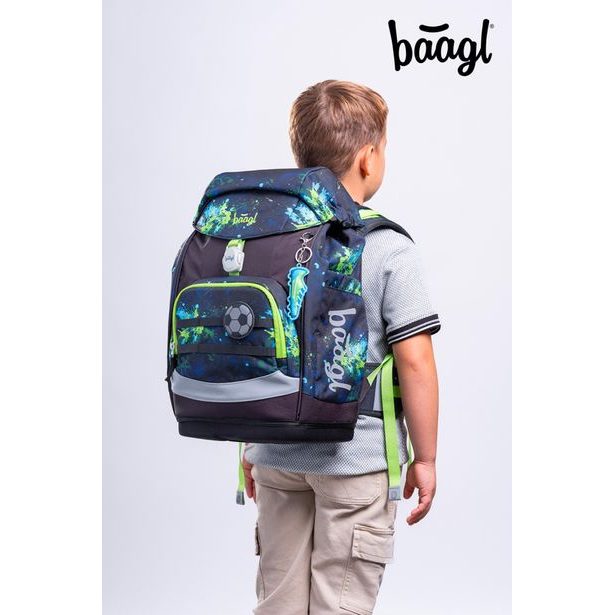 BAAGL SET 3 Airy Plus Fotbal: batoh, penál, sáček
